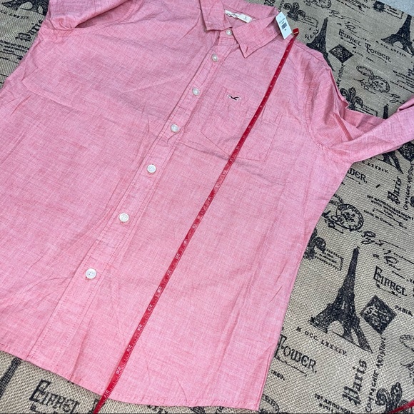 Hollister NWT! Long Sleeve Poplin Shirt Size Small - Picture 17 of 17